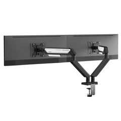 Anda Seat Stealth Ergonomic Double Monitor Arm - Black White