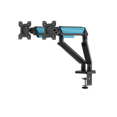 Anda Seat Stealth Ergonomic Dual Monitor Arm - Black Blue
