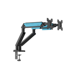 Anda Seat Stealth Ergonomic Dual Monitor Arm - Black Blue