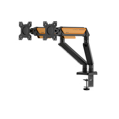 Anda Seat Stealth Ergonomic Dual Monitor Arm - Black Orange