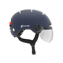 Smart Urban L79 Large Helmet w/ Brake Warning Light - Blue