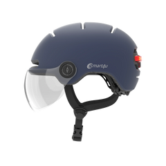 Smart Urban L79 Large Helmet w/ Brake Warning Light - Blue