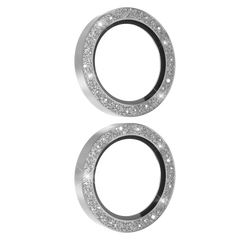 Case-Mate Aluminum Ring Lens Protector For iPhone 16 - Clear