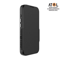 EFM Monaco Wallet Case Armour iPhone 15 Pro Max - Black/Space Gray