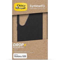 OtterBox Symmetry Cactus Leather Case For Samsung Galaxy S25 - Black