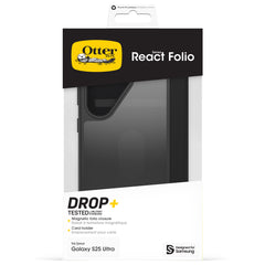 OtterBox React Folio Case For Galaxy S25 Ultra - Black Crystal