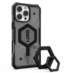 UAG Pathfinder Case For iPhone 16 Pro Max - Ash/Black Stand