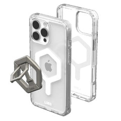 UAG Plyo Magsafe Case For iPhone 16 Pro Max - Ice White/Titanium Stand