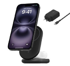 Belkin BoostCharge 2-in-1 Qi2 Wireless w/ 36W Wall Charger - Black