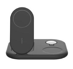 Belkin BoostCharge 3-in-1 Magnetic Foldable Wireless Charger - Black
