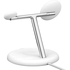 Belkin 3-in-1 Magnetic Wireless Charging Stand - White