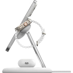 Belkin 3-in-1 Magnetic Wireless Charging Stand - White