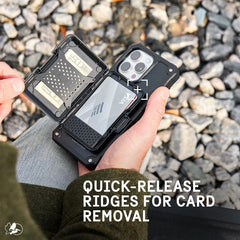 Pelican Shield RFID Blocking Wallet MagSafe - Black