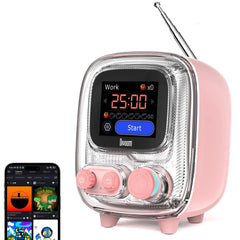 Divoom Tiivoo-2 Photo Album & Lyrics Speaker - Pink
