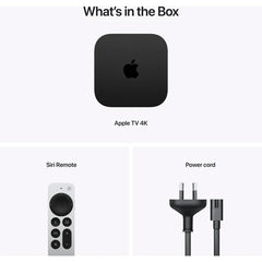 Apple TV 4K Wi-Fi 64GB 3rd Gen 2022 - Black