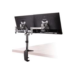 Brateck Dual Monitor Mount w/Arm & Desk Clamp Fits 13
