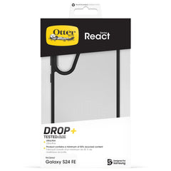 OtterBox React Series Case For Samsung Galaxy S24 FE - Black Crystal
