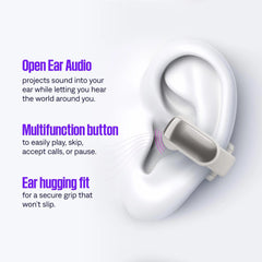 Bose Ultra Open Earbuds - Smoke White