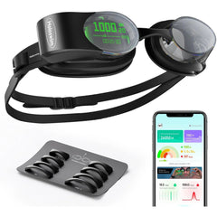 Holoswim 2 Pro AR Smart Swimming Goggles - Black