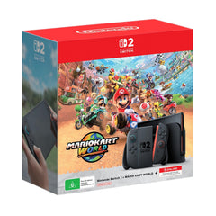 Nintendo Switch 2 Mario Kart World + Switch Online Bundle - Black