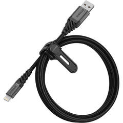 OtterBox Lightning to USB-A Cable For iPhone/iPad/MacBook 1M - Black