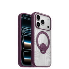 OtterBox Symmetry Stand MagSafe Camera Control For iPhone 18 Pro Max / iPhone 17 Pro Max - Vinum (Clear/Purple)