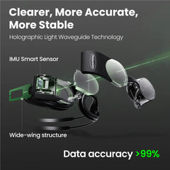 Holoswim 2 Pro AR Smart Swimming Goggles - Black