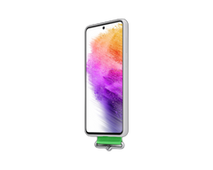 Samsung Silicone Cover With Strap For Samsung Galaxy A73 5G - White