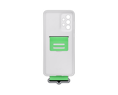 Samsung Silicone Cover With Strap For Samsung Galaxy A73 5G - White