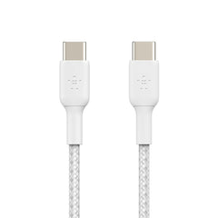 Belkin BOOST CHARGE Braided USB-C to USB-C Cable (1m) - White