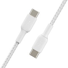 Belkin BOOST CHARGE Braided USB-C to USB-C Cable (1m) - White