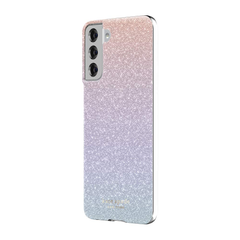 KSNY HS Protect Case For Samsung Galaxy S21+ - Ombre Glitter Pink