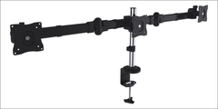 Brateck Triple Monitor Arm Mounts with Desk Clamp 13″-27″ - Black