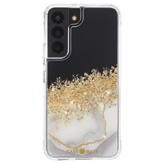Case-Mate Karat Marble Case For Samsung Galaxy S22 - White Marble