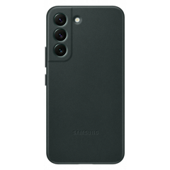 Samsung Galaxy S22 Leather Cover - Forest Green