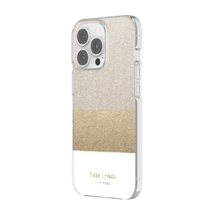 KSNY Protective HS Case For iPhone 13 Pro Max -Glitter Block White