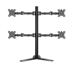 Brateck Quad Affordable Steel Articulating Monitor Stand (17