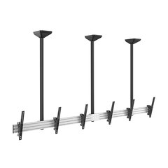 Brateck Triple Screen Menu Board Ceiling Mount with Long Pole