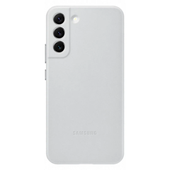 Samsung Galaxy S22+ Leather Cover - Light Grey