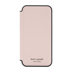 KSNY Folio Case For Apple iPhone 13 Pro - Pale Vellum/Black Border