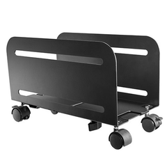 Brateck Universal Mobile CPU Stand For Most ATX Cases - Black