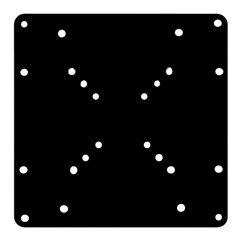 Brateck LCD 200X200 VESA Extension Plate (23