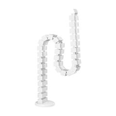Brateck Quad Entry Vertebrae Cable Management Spine - White