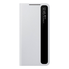 Samsung Galaxy S21 5G Smart Clear View Cover - Light Grey