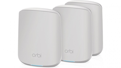 Netgear Orbi 3-Pack AX1800 Dual Band Mesh WiFi 6 System - White