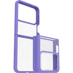 OtterBox Thin Flex Case For Galaxy Z Flip4 - Purple/Clear Glitter