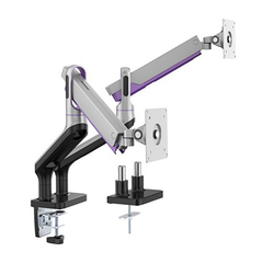 Brateck Premium Aluminium Monitor Arm with Mechanical Spring -Sliver