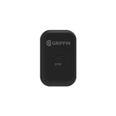 Griffin PowerBlock USB-C PD 20W Wall Charger - Black