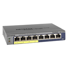 Netgear ProSafe Plus 8-Port Gigabit Switch with 4-Port PoE - Grey