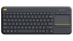 Logitech K400 Plus Wireless Keyboard with Touchpad - Black
